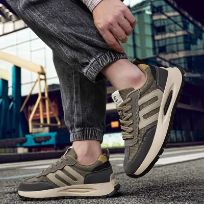 CASUAL YOUTH RUNNING LEATHER SHOES GB-6086